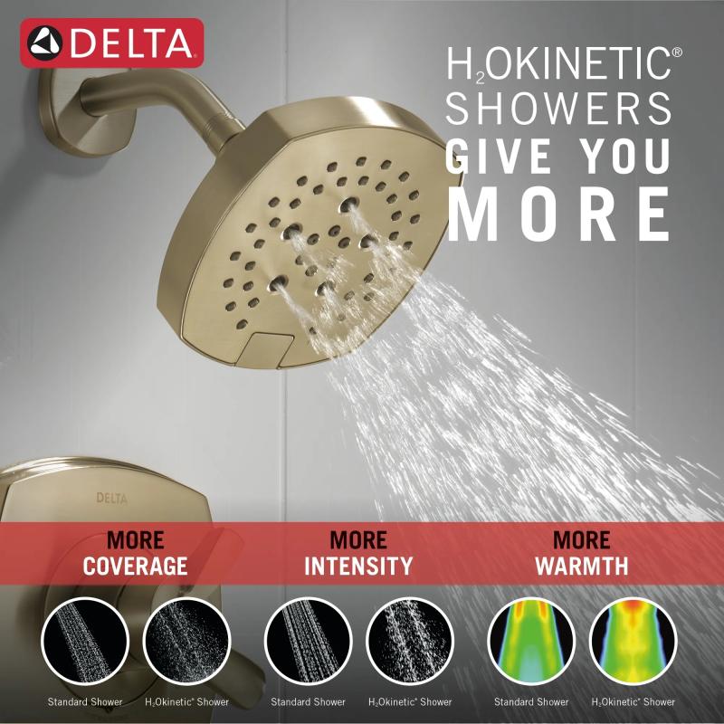DELTA Stryke 17 Series Tub and Shower Only — Lumicoat® Champagne Bronze