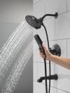DELTA Tetra 17 Series Tub Shower Trim — Matte Black