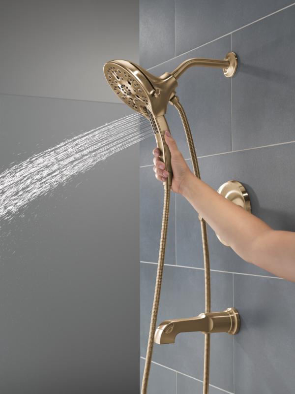 DELTA Tetra 17 Series Tub Shower Trim — Lumicoat® Champagne Bronze