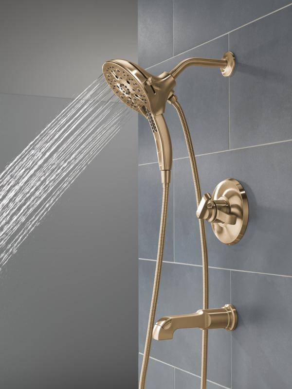 DELTA Tetra 17 Series Tub Shower Trim — Lumicoat® Champagne Bronze