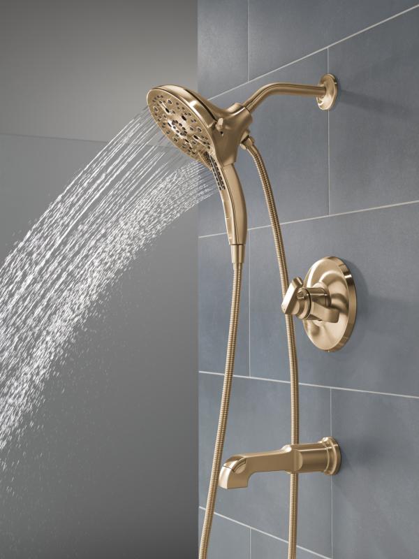 DELTA Tetra 17 Series Tub Shower Trim — Lumicoat® Champagne Bronze