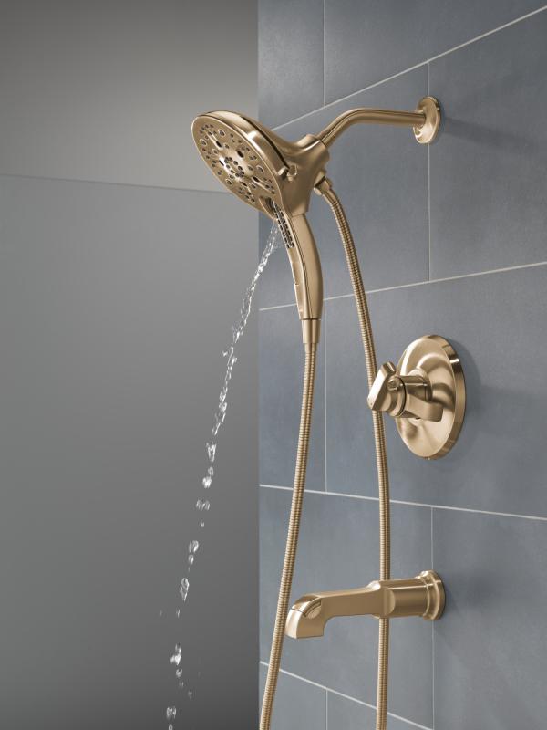 DELTA Tetra 17 Series Tub Shower Trim — Lumicoat® Champagne Bronze