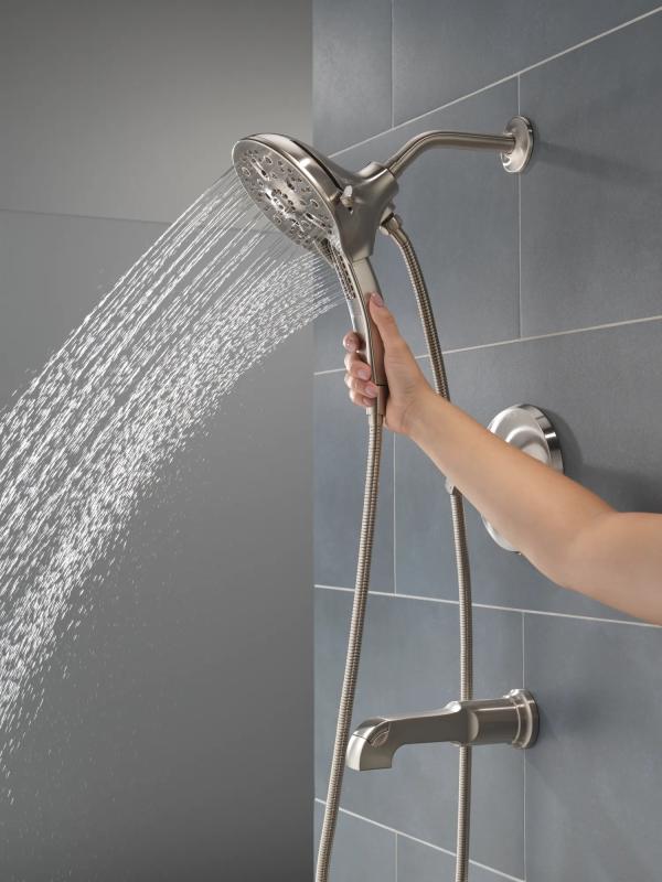 DELTA Tetra 17 Series Tub Shower Trim — Lumicoat® Stainless