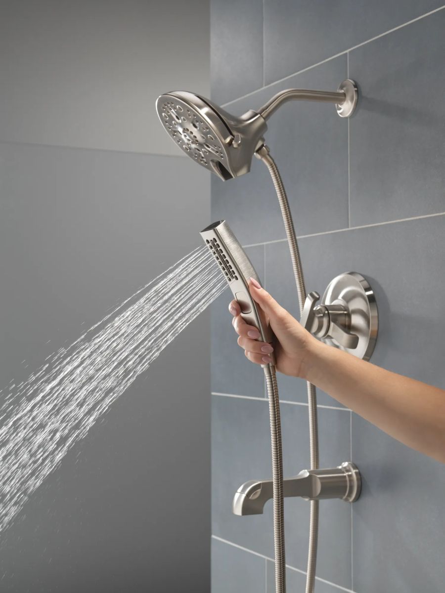 DELTA Tetra 17 Series Tub Shower Trim — Lumicoat® Stainless