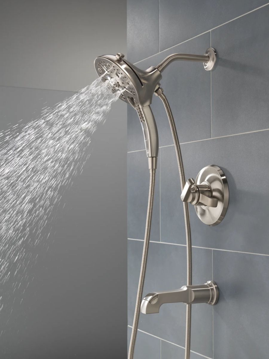 DELTA Tetra 17 Series Tub Shower Trim — Lumicoat® Stainless