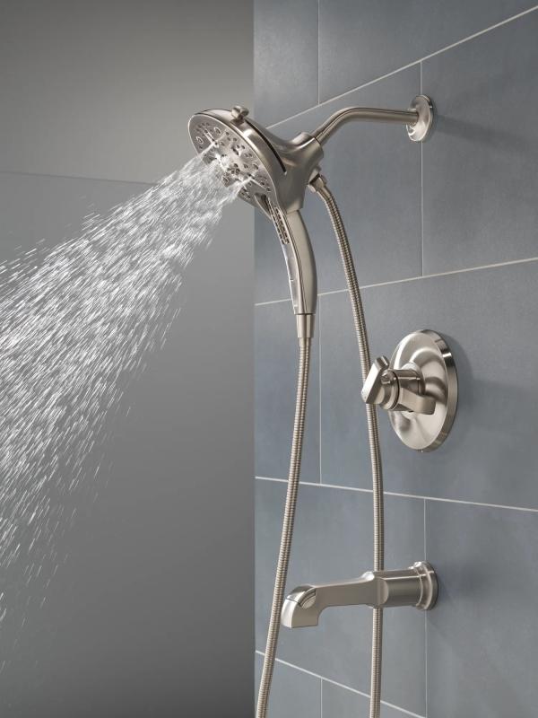 DELTA Tetra 17 Series Tub Shower Trim — Lumicoat® Stainless