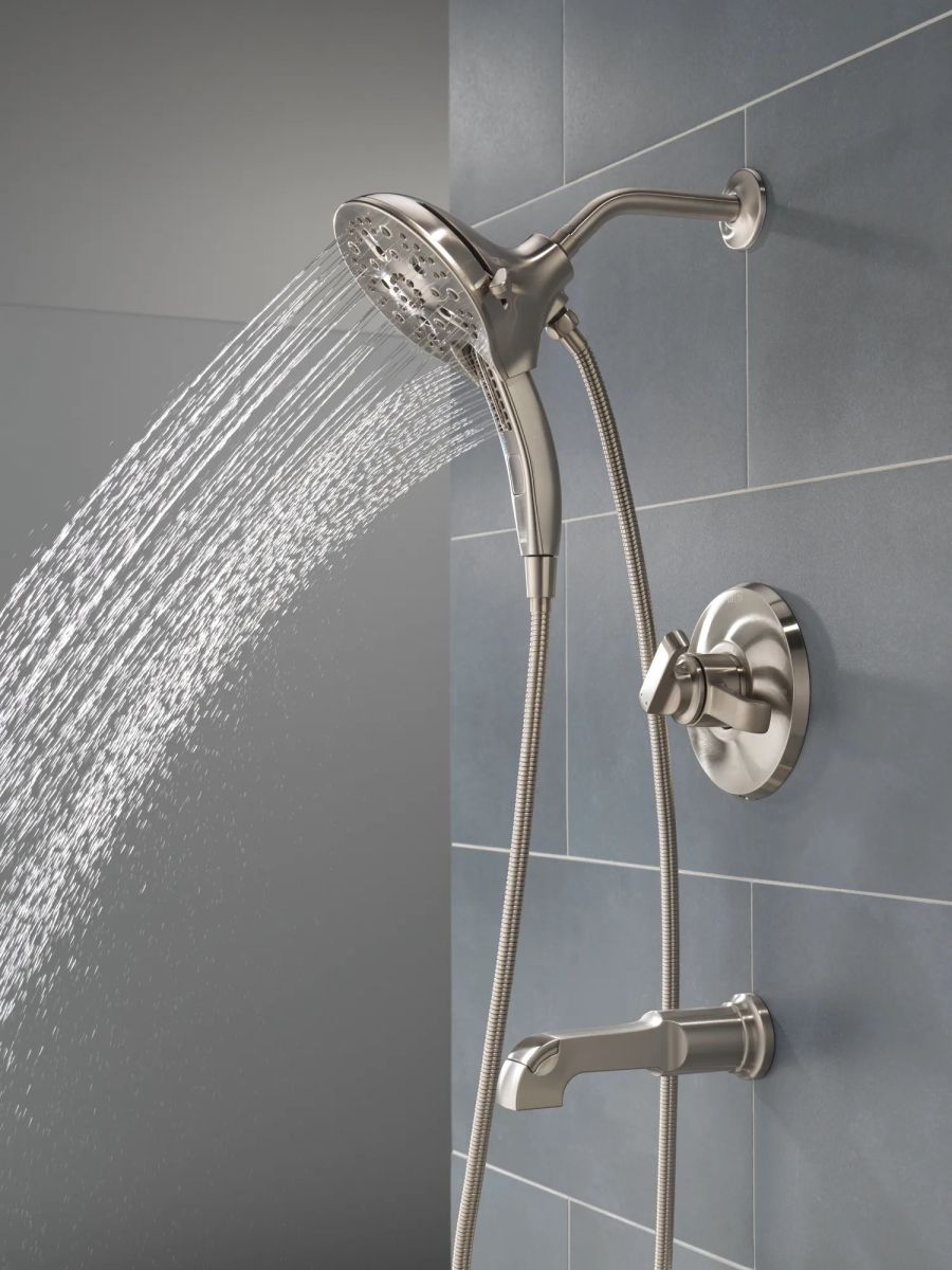 DELTA Tetra 17 Series Tub Shower Trim — Lumicoat® Stainless