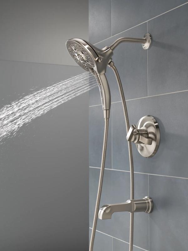 DELTA Tetra 17 Series Tub Shower Trim — Lumicoat® Stainless