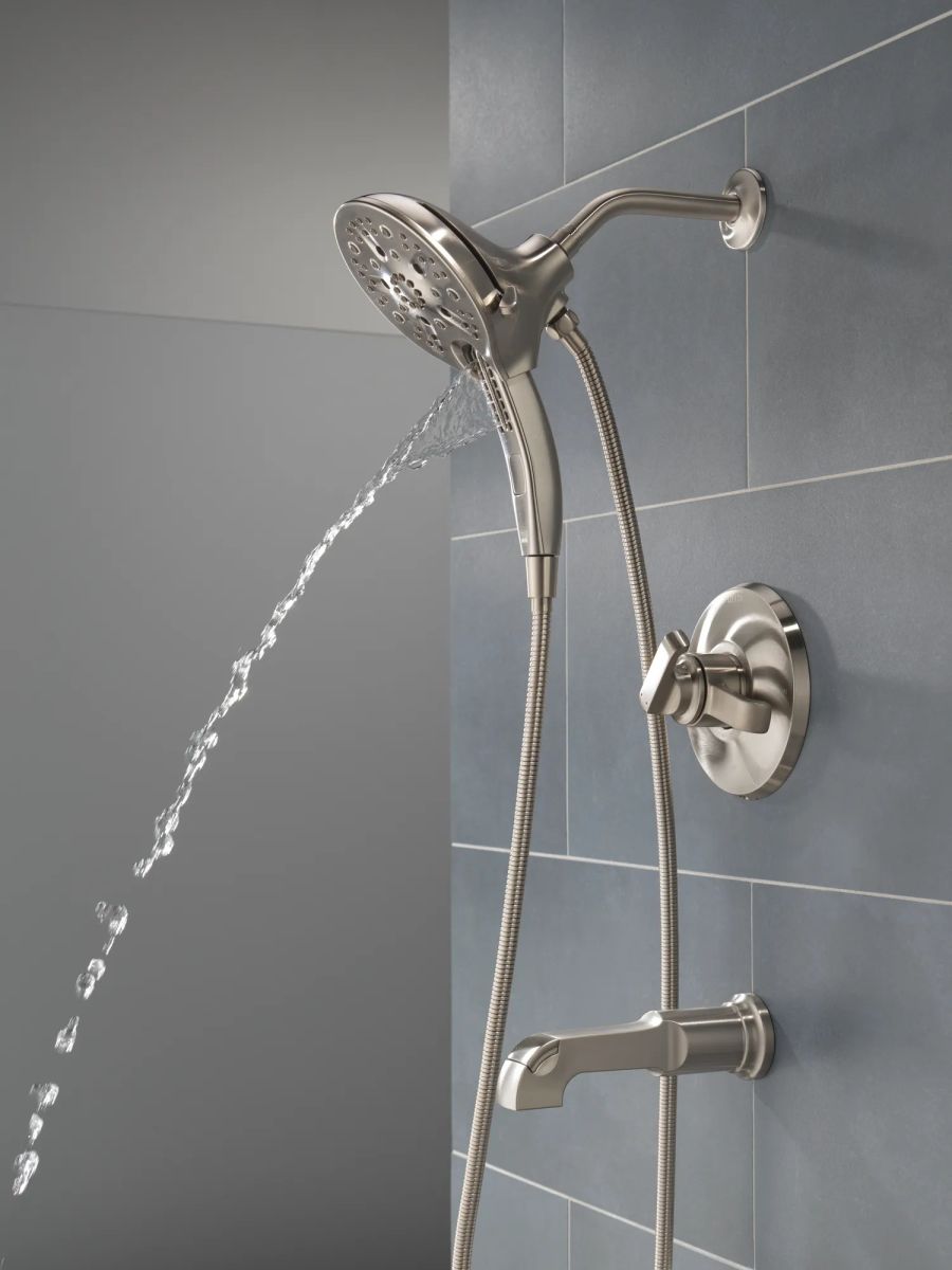 DELTA Tetra 17 Series Tub Shower Trim — Lumicoat® Stainless