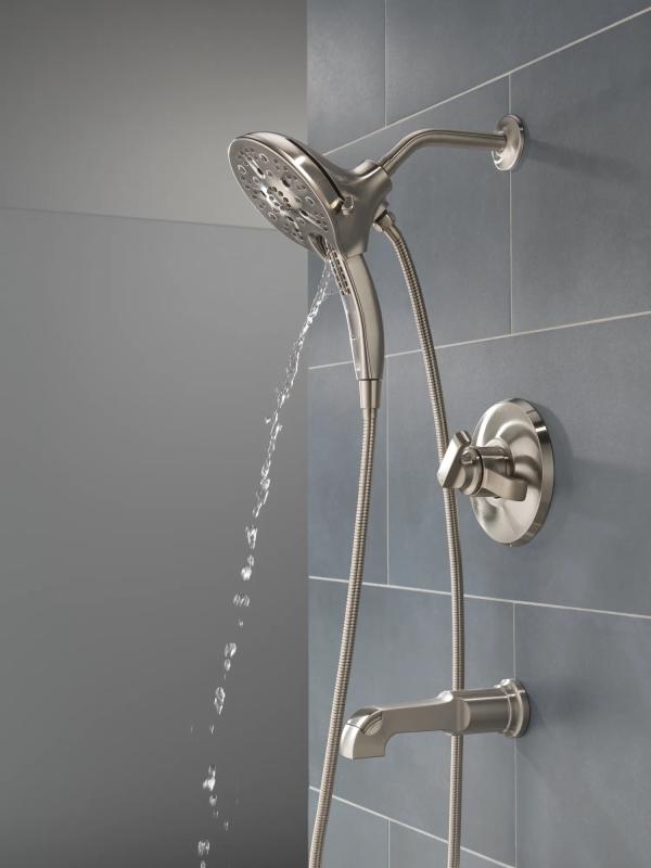 DELTA Tetra 17 Series Tub Shower Trim — Lumicoat® Stainless