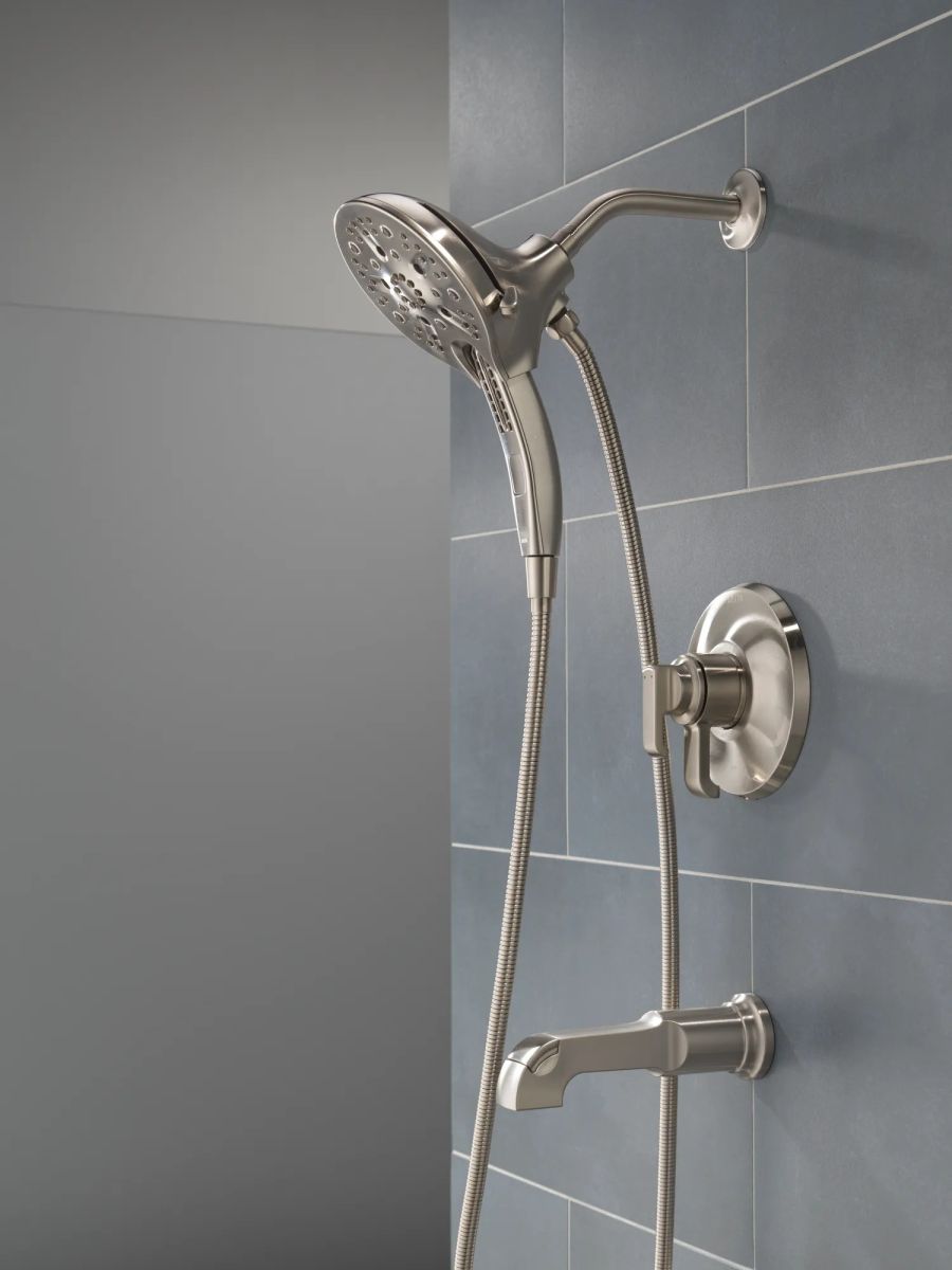 DELTA Tetra 17 Series Tub Shower Trim — Lumicoat® Stainless