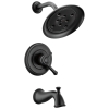 DELTA Cassidy 17 Series Tub Shower Trim — Matte Black