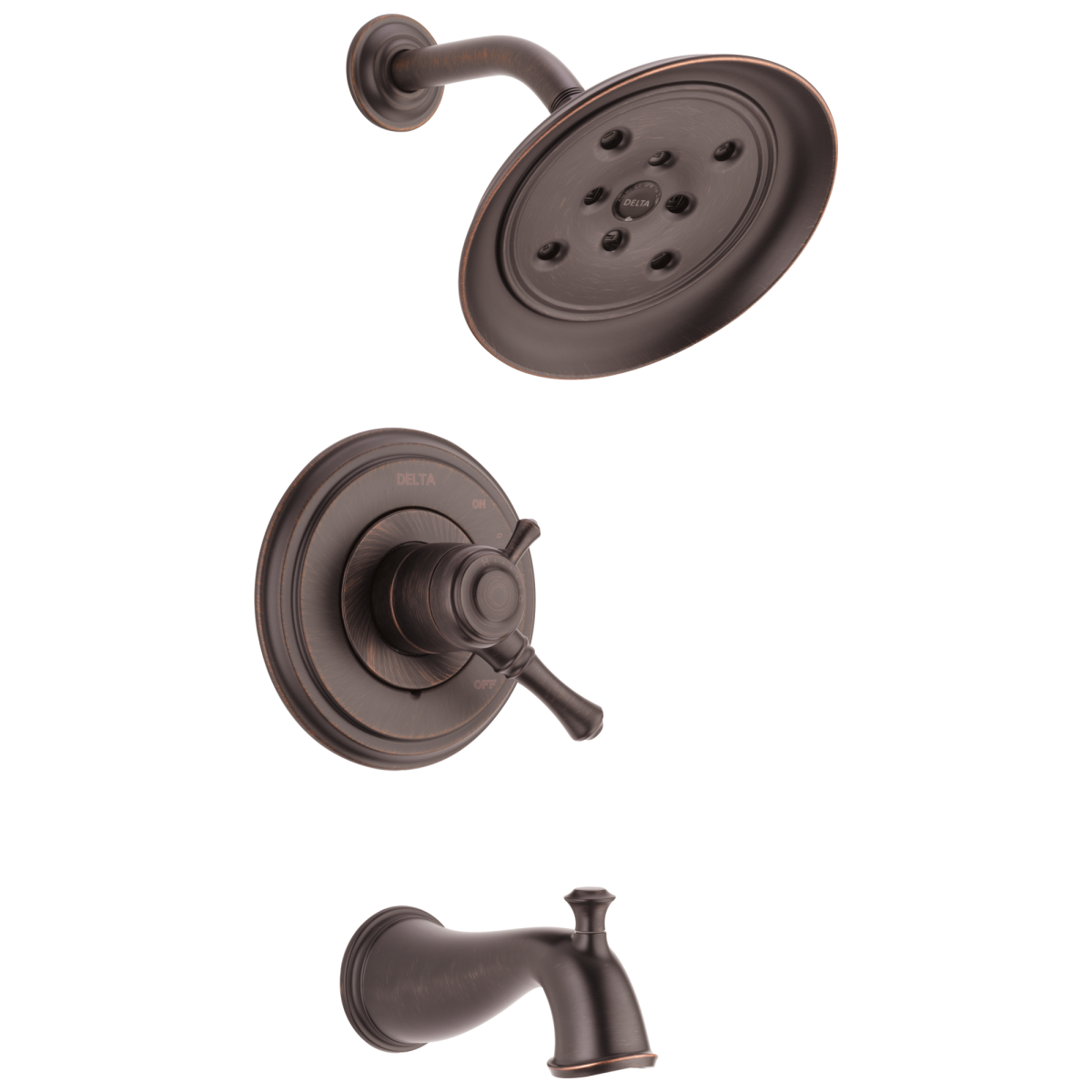 DELTA Cassidy Monitor 17 Series H2OKINETIC Tub & Shower Trim — Venetian Bronze