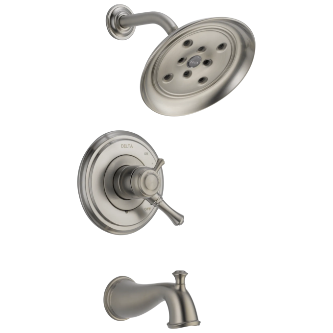 DELTA Cassidy Monitor 17 Series H2OKINETIC Tub & Shower Trim — Stainless