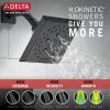 DELTA Pivotal Monitor 17 Series H2OKINETIC Tub and Shower Trim — Matte Black