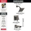 DELTA Pivotal Monitor 17 Series H2OKINETIC Tub and Shower Trim — Lumicoat® Black Stainless