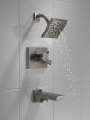 DELTA Pivotal Monitor 17 Series H2OKINETIC Tub and Shower Trim — Lumicoat® Black Stainless