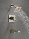 DELTA Pivotal Monitor 17 Series H2OKINETIC Tub and Shower Trim — Lumicoat® Polished Nickel