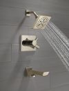 DELTA Pivotal Monitor 17 Series H2OKINETIC Tub and Shower Trim — Lumicoat® Polished Nickel
