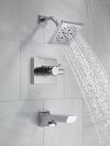 DELTA Pivotal Monitor 17 Series H2OKINETIC Tub and Shower Trim — Lumicoat® Chrome
