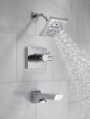 DELTA Pivotal Monitor 17 Series H2OKINETIC Tub and Shower Trim — Lumicoat® Chrome