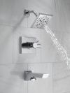 DELTA Pivotal Monitor 17 Series H2OKINETIC Tub and Shower Trim — Lumicoat® Chrome