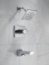 DELTA Pivotal Monitor 17 Series H2OKINETIC Tub and Shower Trim — Lumicoat® Chrome