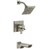 DELTA Pivotal Monitor 17 Series H2OKINETIC Tub and Shower Trim — Lumicoat® Stainless