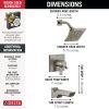 DELTA Pivotal Monitor 17 Series H2OKINETIC Tub and Shower Trim — Lumicoat® Stainless