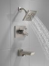 DELTA Pivotal Monitor 17 Series H2OKINETIC Tub and Shower Trim — Lumicoat® Stainless