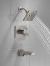 DELTA Pivotal Monitor 17 Series H2OKINETIC Tub and Shower Trim — Lumicoat® Stainless