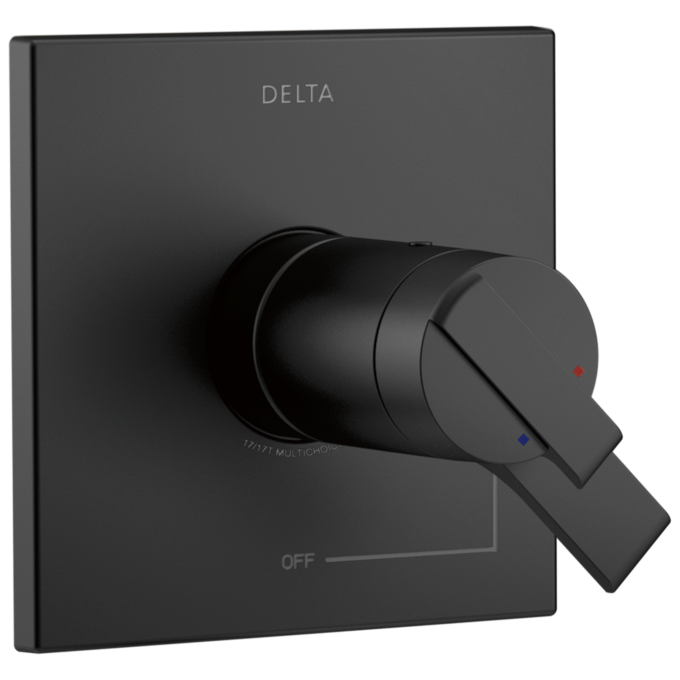 DELTA Ara TempAssure 17T Series Valve Only Trim — Matte Black