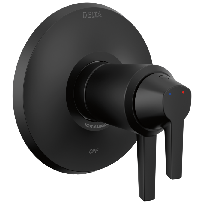 DELTA Galeon 17T Series Valve Only Trim — Matte Black