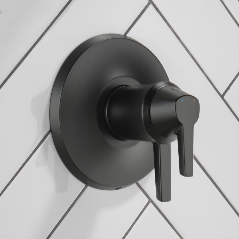 DELTA Galeon 17T Series Valve Only Trim — Matte Black