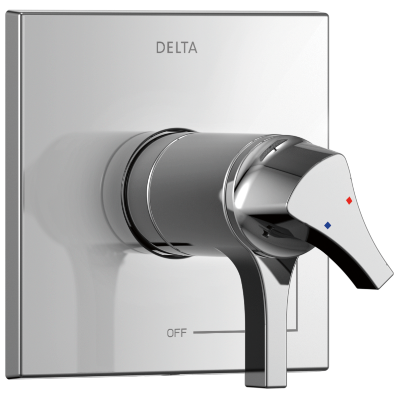 DELTA Zura TempAssure 17T Series Valve Only Trim — Chrome