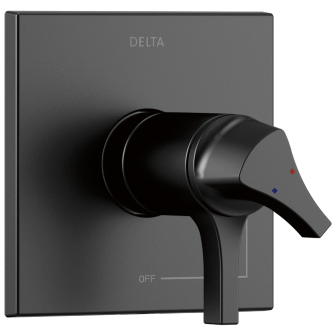 DELTA Zura TempAssure 17T Series Valve Only Trim — Matte Black