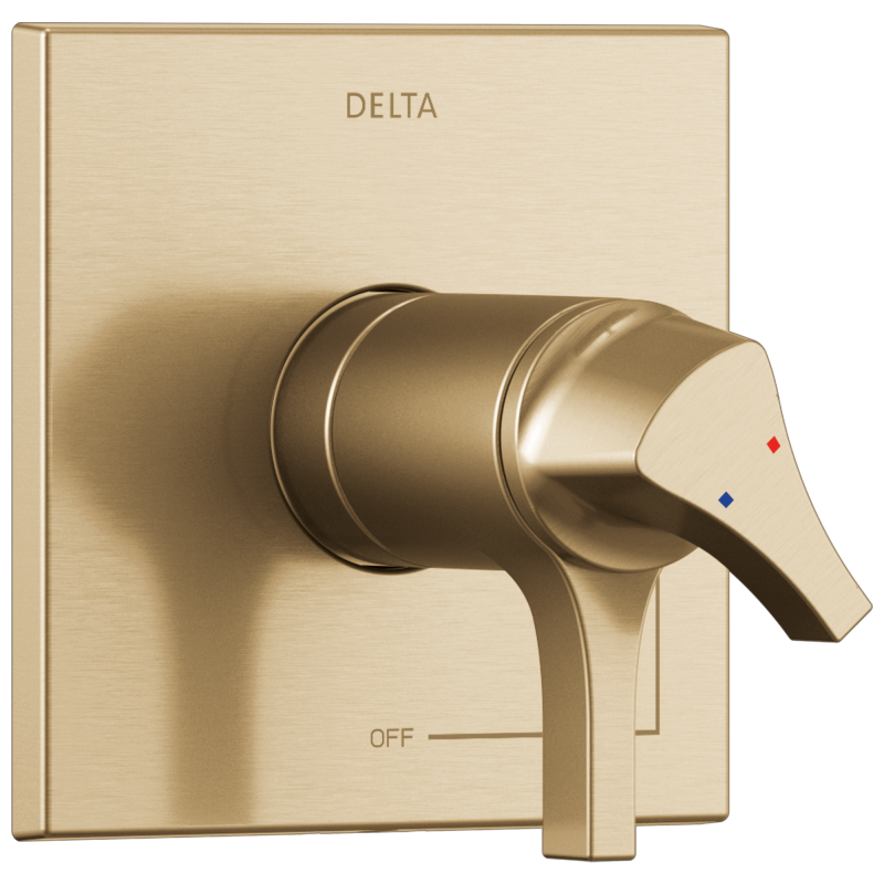 DELTA Zura TempAssure 17T Series Valve Only Trim — Champagne Bronze