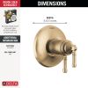 DELTA Broderick 17T Series Valve Only Tim — Lumicoat® Champagne Bronze