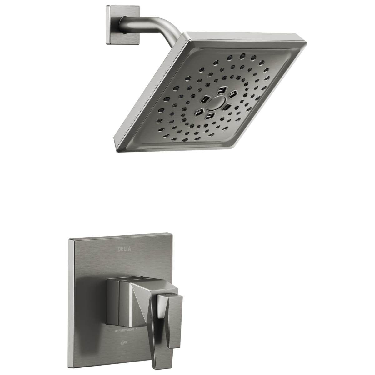 DELTA Trillian TempAssure 17T Series Shower Trim — Lumicoat® Black Stainless