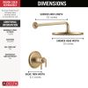 DELTA Bonacci 17T Series Shower Trim — Lumicoat® Champagne Bronze