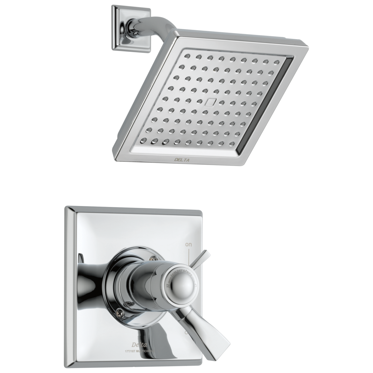 DELTA Dryden TempAssure 17T Series Shower Trim — Chrome