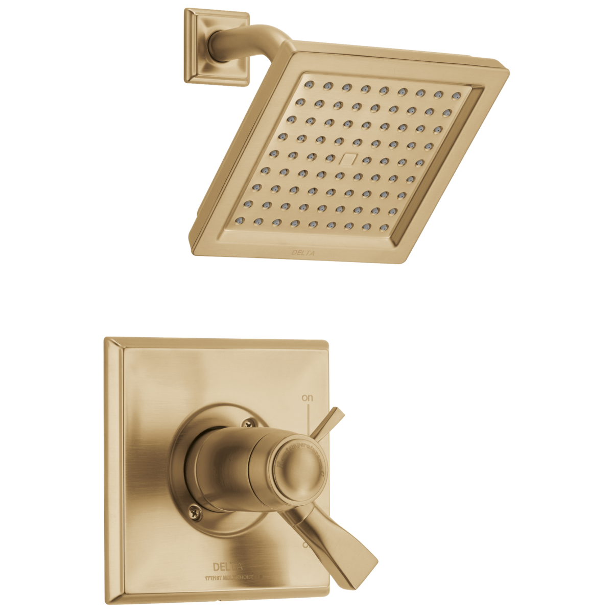 DELTA Dryden TempAssure 17T Series Shower Trim — Champagne Bronze