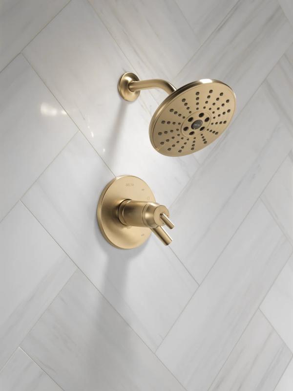DELTA Trinsic TempAssure 17T Series H2OKINETIC Shower Trim — Champagne Bronze