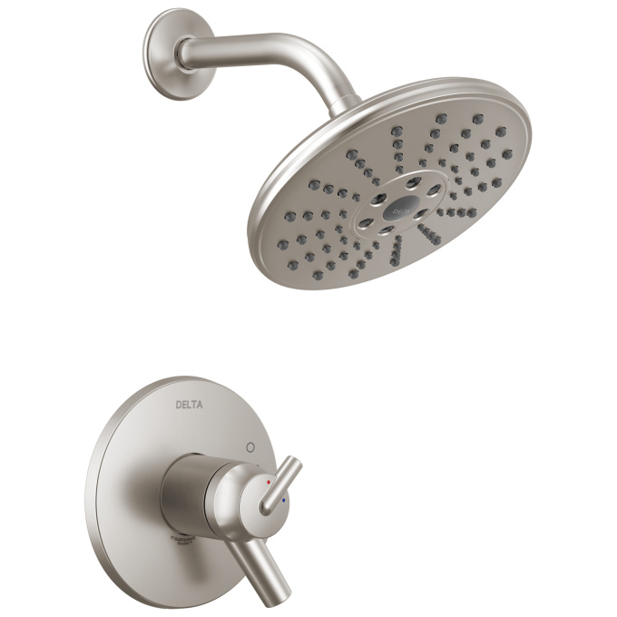 DELTA Trinsic TempAssure 17T Series H2OKINETIC Shower Trim — Stainless