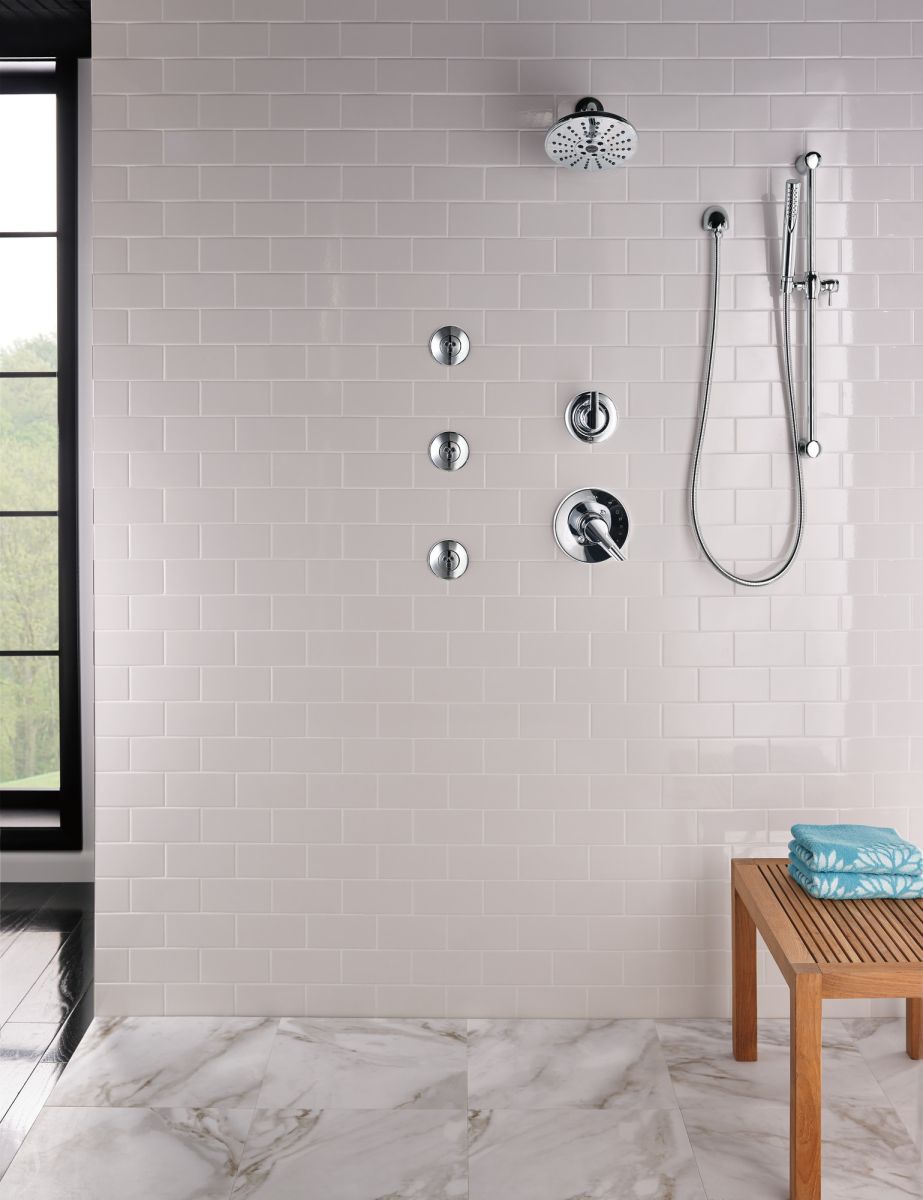 DELTA Universal Showering Components Wall Elbow for Hand Shower — Chrome