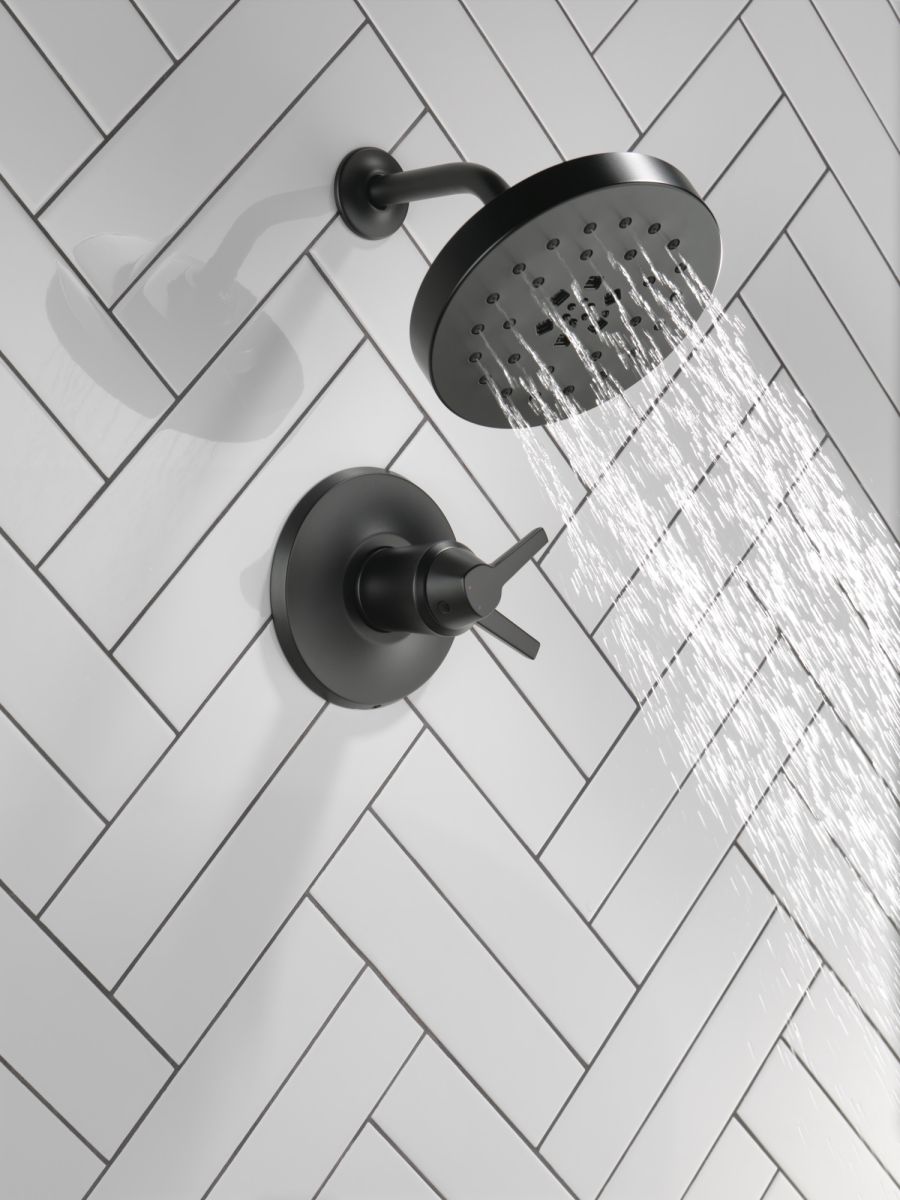 DELTA Galeon 17T Series Shower Trim with UltraSoak — Matte Black
