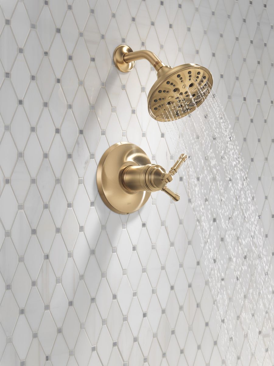DELTA Broderick 17T Series Shower Trim — Lumicoat® Champagne Bronze