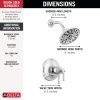 DELTA Broderick 17T Series Shower Trim — Lumicoat® Chrome