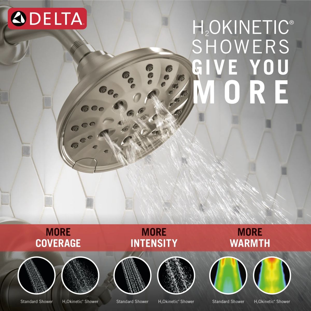 DELTA Broderick 17T Series Shower Trim — Lumicoat® Stainless