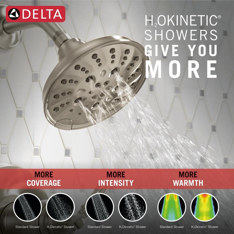 DELTA Broderick 17T Series Shower Trim — Lumicoat® Stainless